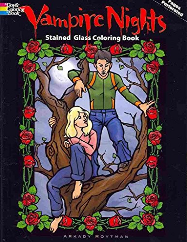 Fantasy Warriors Stained Glass Coloring Book by Arkady Roytman, 9780486473727