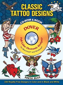 Classic Tattoo Designs CD-ROM and Book by Eric Gottesman, 9780486995922