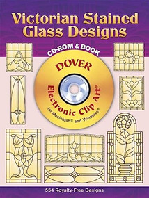 Victorian Stained Glass Designs CD-ROM and Book by Hywel G. Harris, 9780486997438