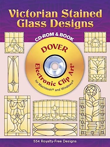 Victorian Stained Glass Designs CD-ROM and Book by Hywel G. Harris, 9780486997438