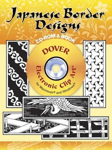 Japanese Border Designs CD-ROM and Book by Theodore Menten, 9780486998244