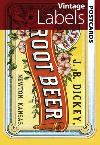 Vintage Labels Postcards by Dover, 9780486480183