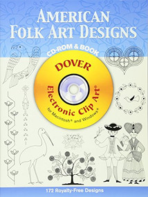 American Folk Art Designs CD-ROM and Book by Joseph D’Addetta, 9780486997872