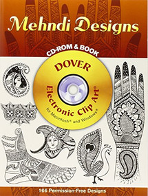 Mehndi Designs CD-ROM and Book by Marty Noble, 9780486996806
