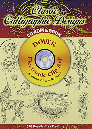 Classic Calligraphic Designs CD-ROM and Book by Dover, 9780486995168