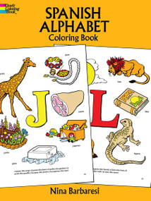 Spanish Alphabet Coloring Book by Nina Barbaresi, 9780486272498