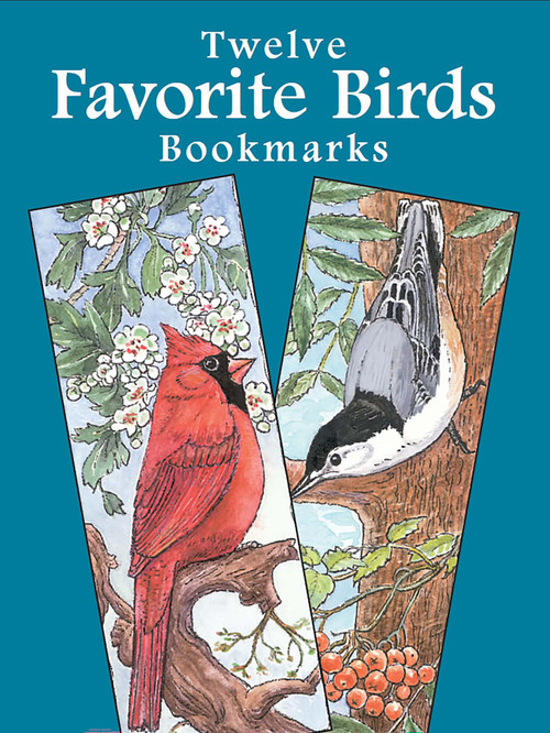 Twelve Favorite Birds Bookmarks by Annika Bernhard, 9780486421780