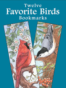 Twelve Favorite Birds Bookmarks by Annika Bernhard, 9780486421780