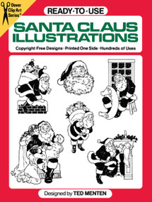 Ready-to-Use Santa Claus Illustrations by Ted Menten, 9780486251554