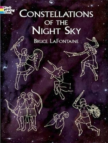 Constellations of the Night Sky Coloring Book by Bruce LaFontaine, 9780486426488