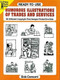 Ready-to-Use Humorous Illustrations of Trades and Services (96 Different Copyright-Free Designs Printed One Side) by Bob Censoni, 9780486275369