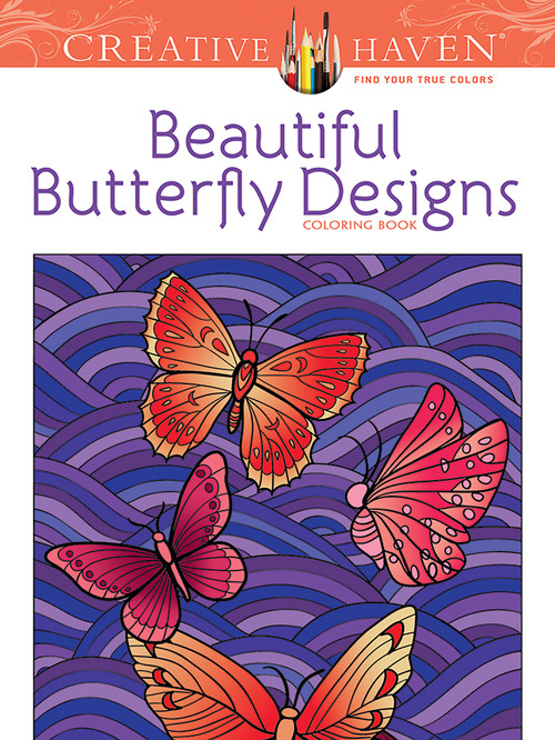 Creative Haven Beautiful Butterfly Designs Coloring Book by Jessica Mazurkiewicz, 9780486494562