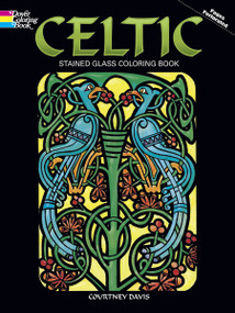 Celtic Stained Glass Coloring Book by Courtney Davis, 9780486274560