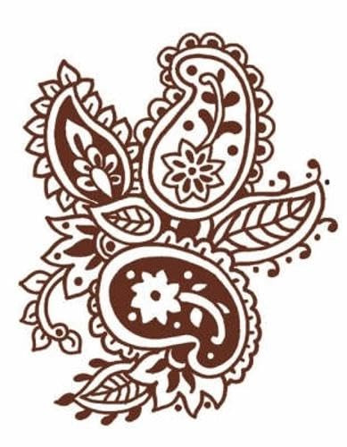 Henna Paisley Tattoos by Anna Pomaska, 9780486437163