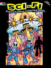 Sci-Fi Stained Glass Coloring Book by Jeremy Elder, 9780486471518