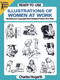 Ready-to-Use Illustrations of Women at Work (96 Different Copyright-Free Designs Printed One Side) by Charles Hogarth, 9780486290751