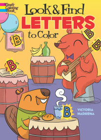 Look & Find Letters to Color by Victoria Maderna, 9780486487021