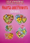 Glitter Hearts and Flowers Stickers (Miniature Edition) by Joan O'Brien, 9780486439402