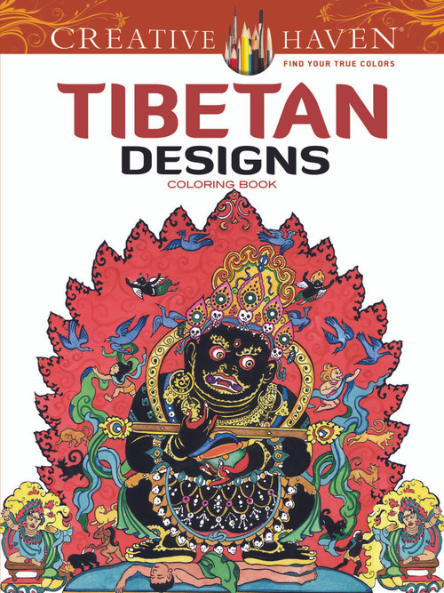 Creative Haven Tibetan Designs Coloring Book by Marty Noble, 9780486494494