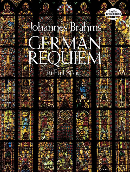 German Requiem in Full Score by Johannes Brahms, 9780486254869