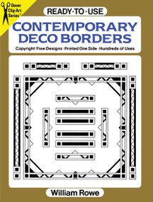 Ready-to-Use Contemporary Deco Borders by William Rowe, 9780486263199