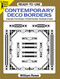 Ready-to-Use Contemporary Deco Borders by William Rowe, 9780486263199
