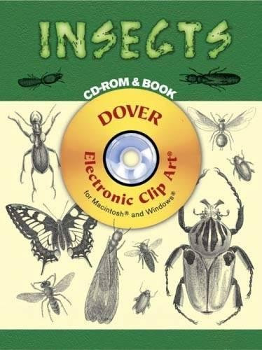 Insects CD-ROM and Book by Jim Harter, 9780486997797