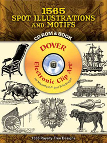 1565 Spot Illustrations and Motifs CD-ROM and Book by Deberny Type Foundry, 9780486998534