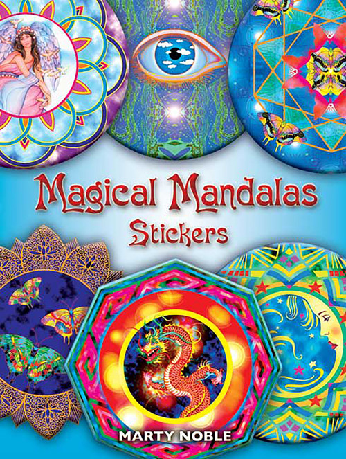 Magical Mandalas Stickers by Marty Noble, 9780486441733