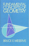 Fundamental Concepts of Geometry by Bruce E. Meserve, 9780486634159