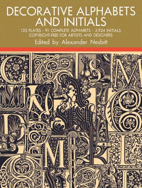 Decorative Alphabets and Initials by Alexander Nesbitt, 9780486205441