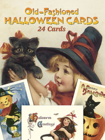 Old-Fashioned Halloween Cards (24 Cards) by Gabriella Oldham, 9780486257464
