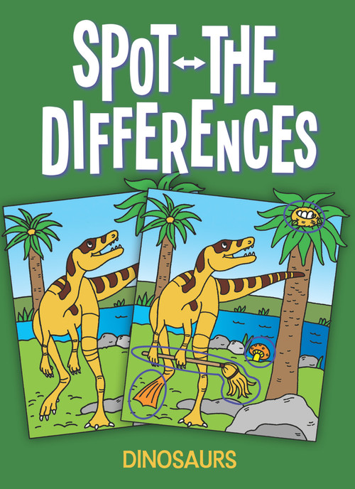 Spot-the-Differences Dinosaurs by Fran Newman D'Amico, 9780486416137
