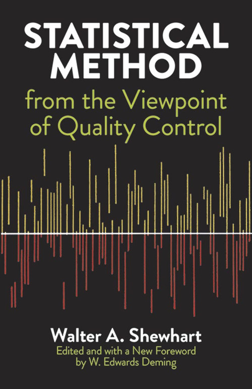 Statistical Method from the Viewpoint of Quality Control by Walter A. Shewhart, 9780486652320