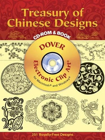Treasury of Chinese Designs CD-ROM and Book by Stanley Appelbaum, 9780486997445