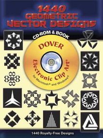 1440 Geometric Vector Designs CD-ROM and Book by Miguel Angel Sánchez Serrano, 9780486998848