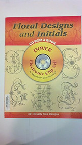 Floral Designs and Initials CD-ROM and Book by Mary Carolyn Waldrep, 9780486997858
