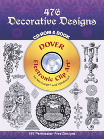 476 Decorative Designs CD-ROM and Book by John Leighton, 9780486996851