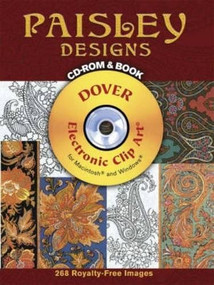 Paisley Designs CD-ROM and Book by K. Prakash, 9780486998824