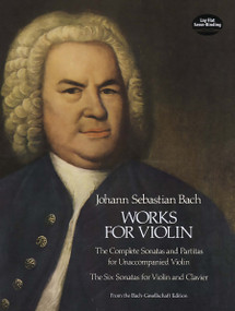 Works for Violin by Johann Sebastian Bach, 9780486236834