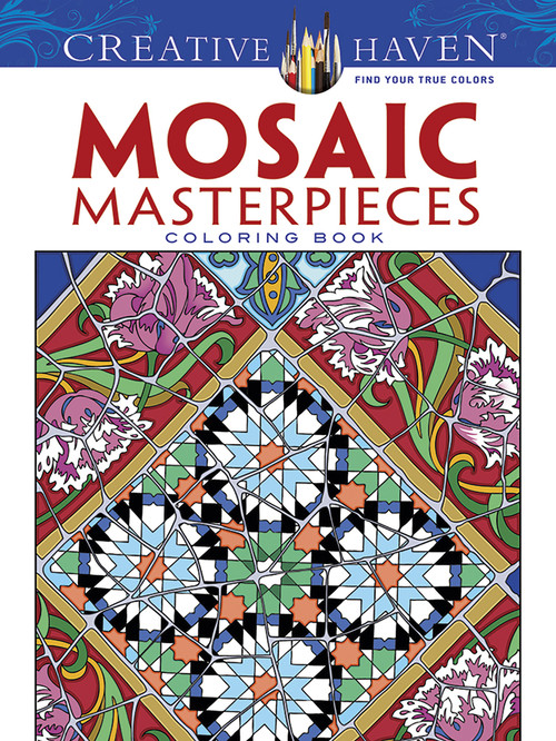 Creative Haven Mosaic Masterpieces Coloring Book by Marty Noble, 9780486497488