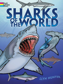 Sharks of the World Coloring Book by Llyn Hunter, 9780486261379
