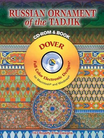 Russian Ornament of the Tadjik CD-ROM and Book by Dover, 9780486997889