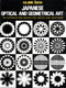 Japanese Optical and Geometrical Art by Hajime Ouchi, 9780486235530