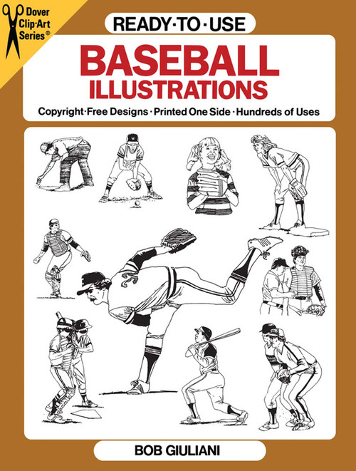 Ready-to-Use Baseball Illustrations by Bob Giuliani, 9780486260600
