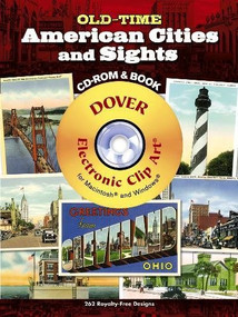 Old-Time American Cities and Sights CD-ROM and Book by Carol Belanger Grafton, 9780486998961