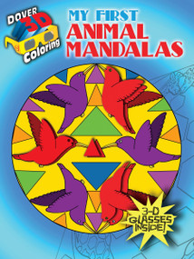 3-D Coloring Book -- My First Animal Mandalas by Anna Pomaska, 9780486481036