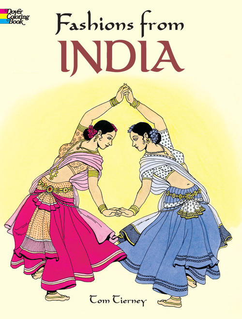 Fashions from India Coloring Book by Tom Tierney, 9780486430409