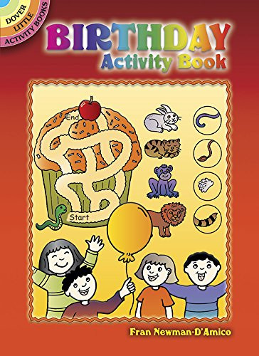 Birthday Activity Book by Fran Newman-D'Amico, 9780486444413