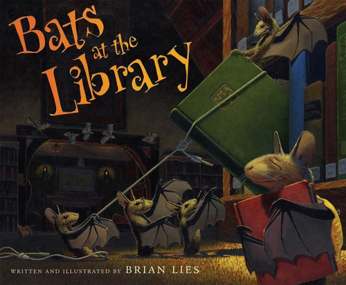 Bats at the Library - 9780544339200 by Brian Lies, 9780544339200